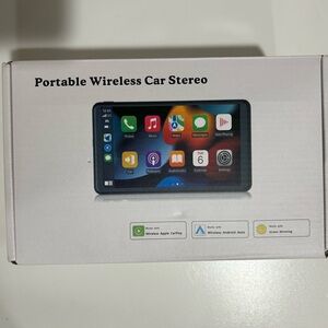 Portable Wireless Car Stereo - Black